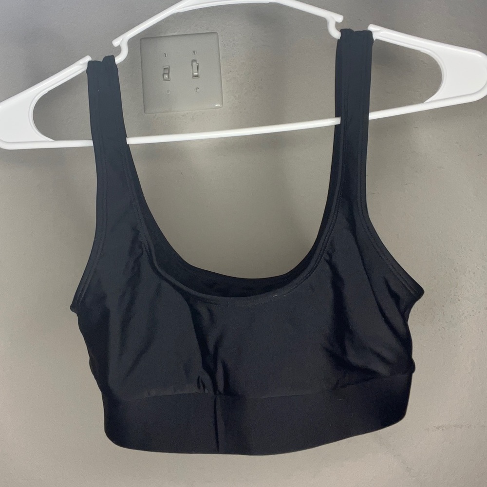 Forever 21 basic black swim top